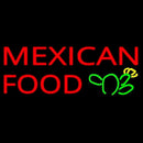 Mexican Food Logo Handmade Art Neon Sign