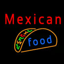 Mexican Food Handmade Art Neon Sign