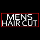 Mens Hair Cut Handmade Art Neon Sign