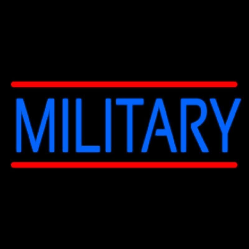 Military Handmade Art Neon Sign