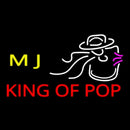 Mj King Of Pop Handmade Art Neon Sign