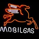 Mobil Gas & Oil Handmade Art Neon Sign