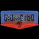 Mobil Gasoline Handmade Art Neon Sign
