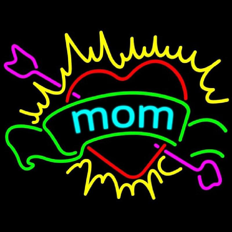Mom Handmade Art Neon Sign