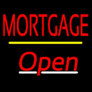 Mortgage Open Yellow Line Handmade Art Neon Sign