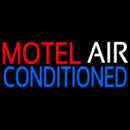 Motel Air Conditioned Handmade Art Neon Sign