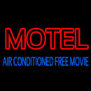Motel Air Conditioned Handmade Art Neon Sign