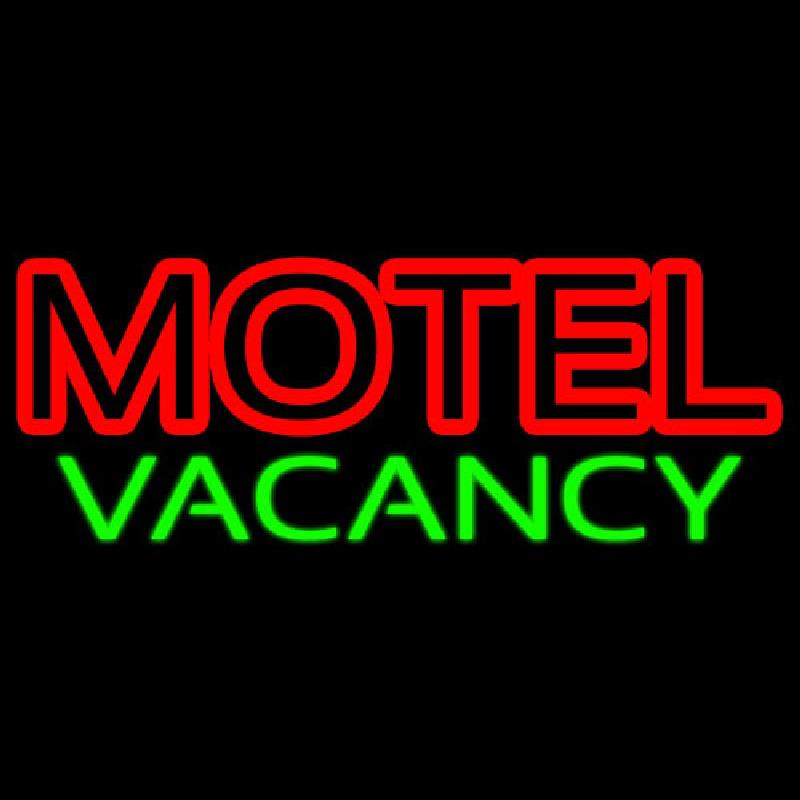 Motel Vacancy Handmade Art Neon Sign