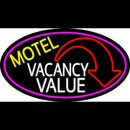 Motel Vacancy Value With Arrow Handmade Art Neon Sign