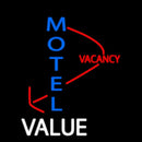 Motel Vacancy Value With Arrow Handmade Art Neon Sign