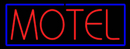 Motel neon sign