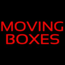 Moving Boxes Handmade Art Neon Sign
