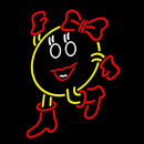 Ms Pac Man Handmade Art Neon Sign