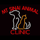 Mt Sinai Animal Clinic Handmade Art Neon Sign