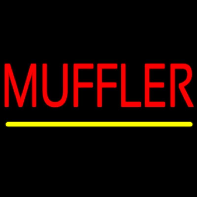 Muffler Block Handmade Art Neon Sign