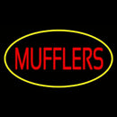 Mufflers Yellow Oval Handmade Art Neon Sign