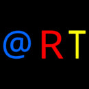 Multi Color Art Block Handmade Art Neon Sign
