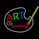Multi Color Art Supplies With Brush 1 Handmade Art Neon Sign
