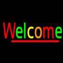 Multi Colored Welcome Handmade Art Neon Sign