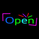 Multicolor Color Open Handmade Art Neon Sign