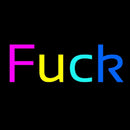 Multicolor Fuck Handmade Art Neon Sign