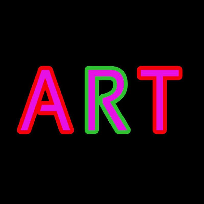 Multicolored Art Handmade Art Neon Sign