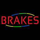 Multicolored Deco Style Brakes Handmade Art Neon Sign