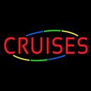 Multicolored Deco Style Cruises Handmade Art Neon Sign