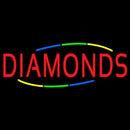 Multicolored Deco Style Diamonds Handmade Art Neon Sign
