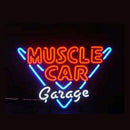 Muscle Car Garage Handmade Art Neon Sign