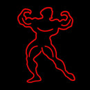 Muscle Man Handmade Art Neon Sign