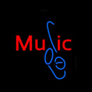 Music Blue Saxophone 2 Handmade Art Neon Sign