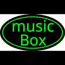 Music Box Oval Handmade Art Neon Sign
