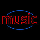 Music Double Stroke Handmade Art Neon Sign