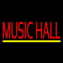 Music Hall White 2 Handmade Art Neon Sign