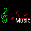 Music Note 2 Handmade Art Neon Sign