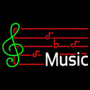 Music Note Handmade Art Neon Sign
