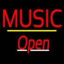 Music Open Yellow Line Handmade Art Neon Sign