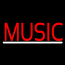 Music White Line 1 Handmade Art Neon Sign