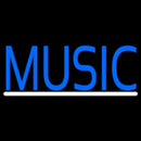 Music White Line Handmade Art Neon Sign