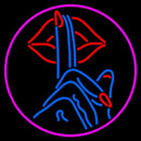 Nail On Lip Handmade Art Neon Sign