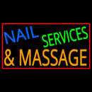 Nail Services And Massage Handmade Art Neon Sign