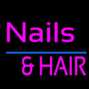 Nails And Hair Handmade Art Neon Sign