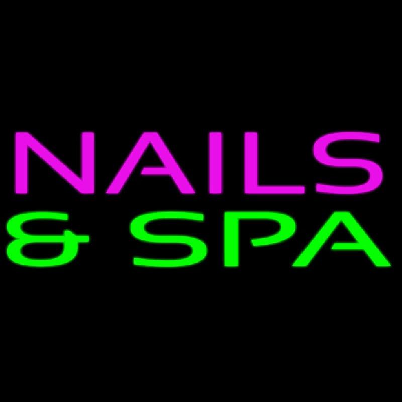 Nails And Spa Handmade Art Neon Sign