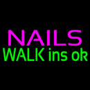 Nails Walk Ins Ok Handmade Art Neon Sign