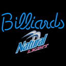 Natural Light Billiards Text Pool Beer Sign Handmade Art Neon Sign