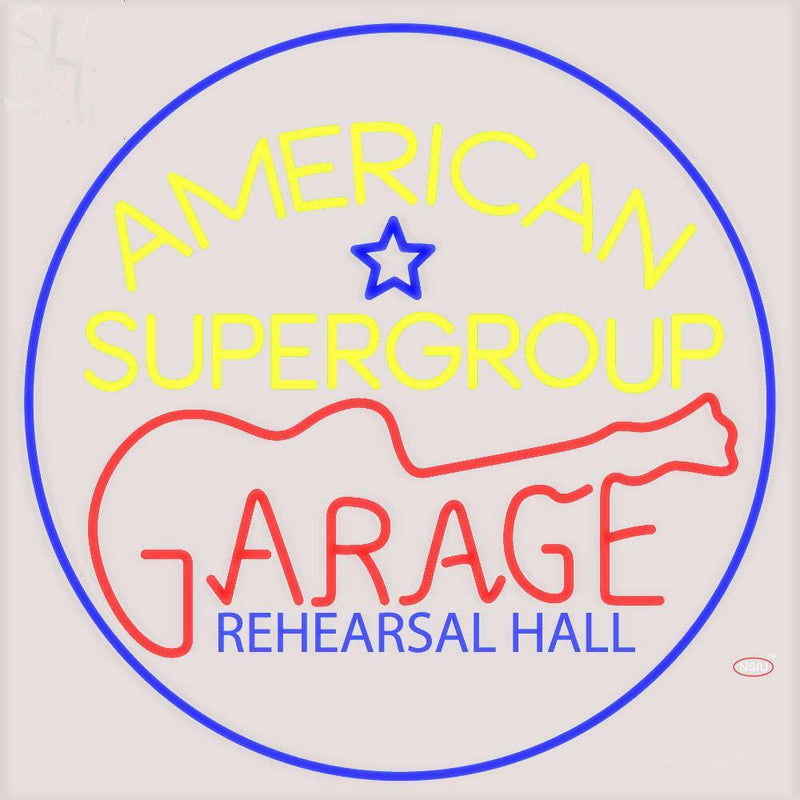 Custom American Super Group Garage Neon Sign 