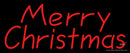 Merry Christmas Neon Sign