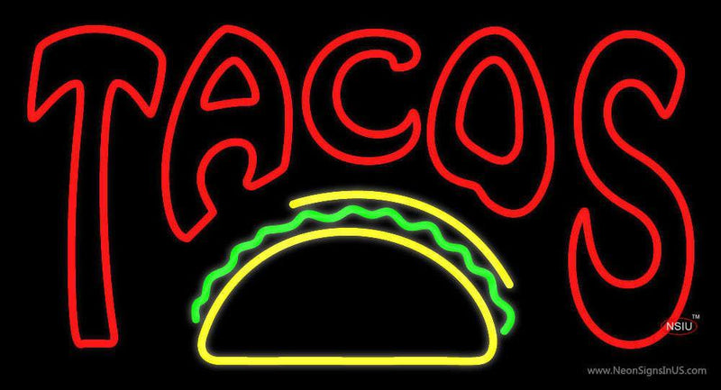 Double Stroke Tacos Neon Sign