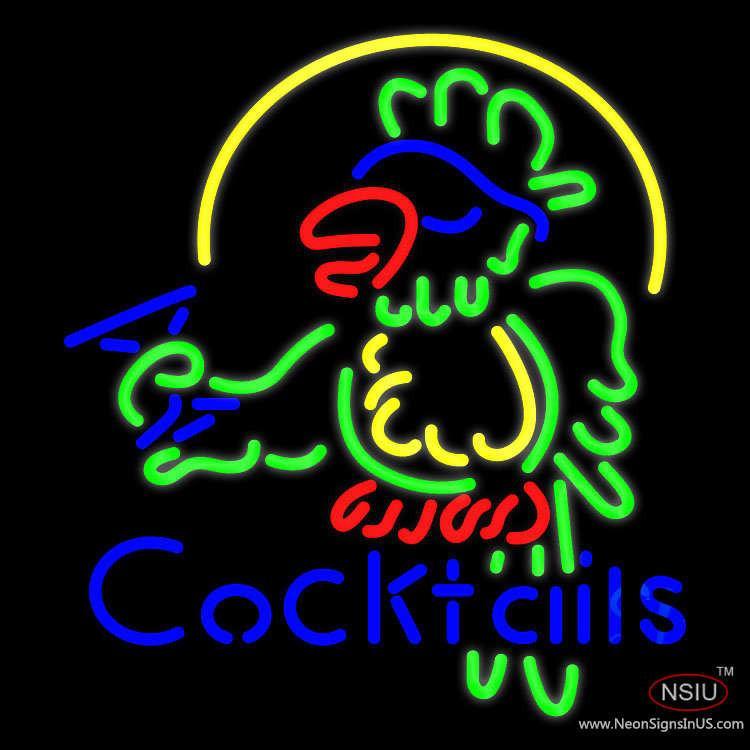 Cocktails Parrot - Beer Neon Sign